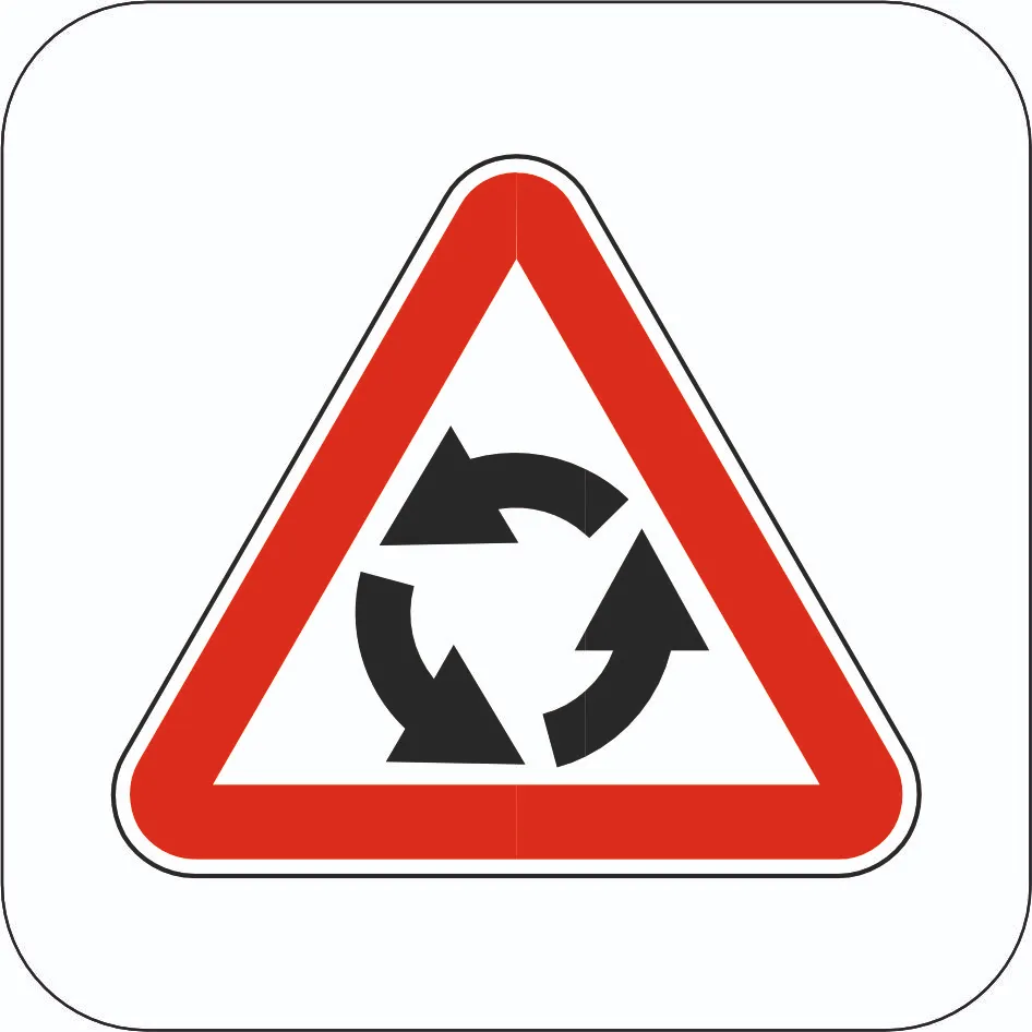 Roundabout ahead - Sign 1.19