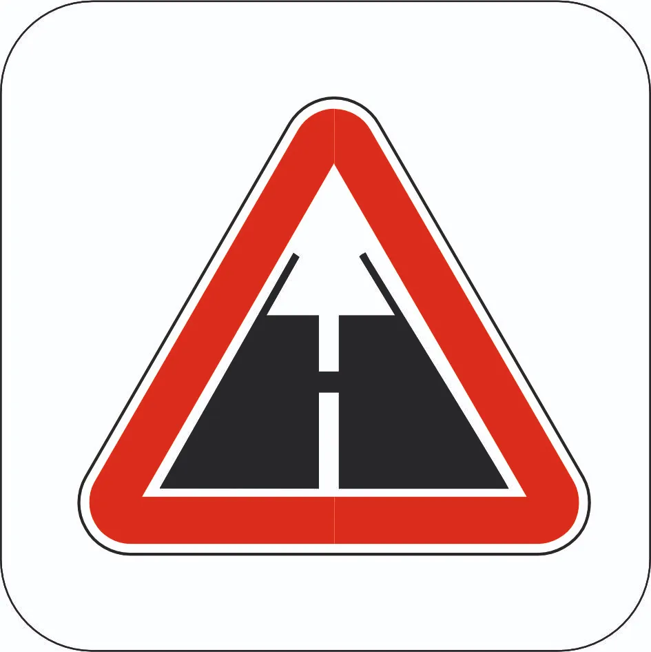 Зміна покриття - Знак 1.40