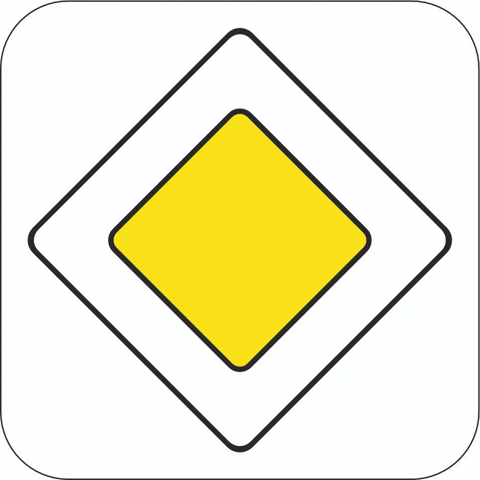 Priority road - Sign 2.3